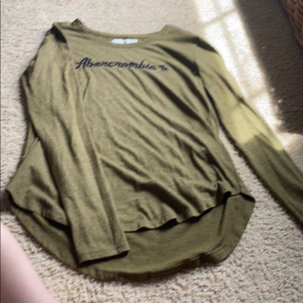 Green Abercrombie long sleeve women’s small